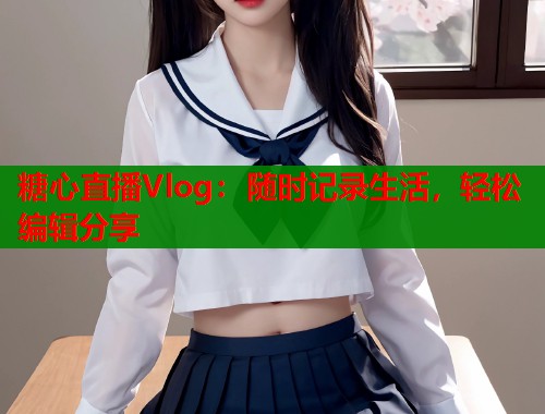 糖心直播Vlog：随时记录生活，轻松编辑分享