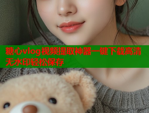 糖心vlog视频提取神器一键下载高清无水印轻松保存