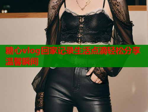 糖心vlog回家记录生活点滴轻松分享温馨瞬间