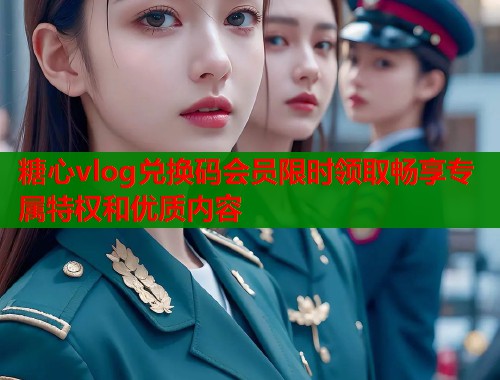 糖心vlog兑换码会员限时领取畅享专属特权和优质内容