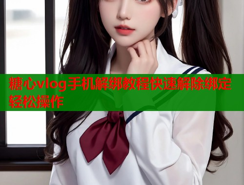 糖心vlog手机解绑教程快速解除绑定轻松操作