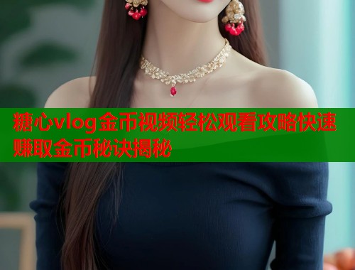 糖心vlog金币视频轻松观看攻略快速赚取金币秘诀揭秘 糖心vlog金币视频轻松观看攻略快速赚取金币秘诀揭秘
