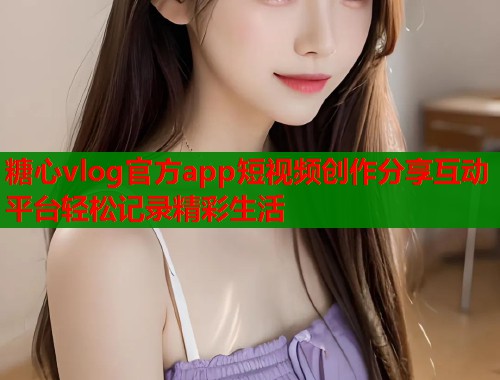 糖心vlog官方app短视频创作分享互动平台轻松记录精彩生活