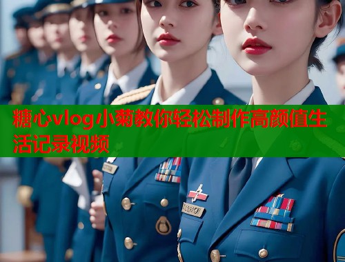 糖心vlog小菊教你轻松制作高颜值生活记录视频