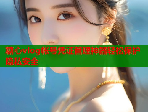糖心vlog帐号凭证管理神器轻松保护隐私安全