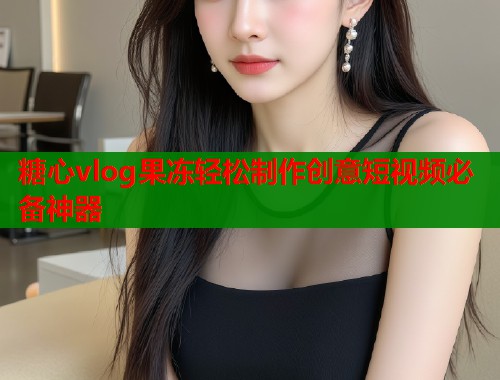 糖心vlog果冻轻松制作创意短视频必备神器