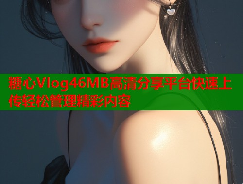 糖心Vlog46MB高清分享平台快速上传轻松管理精彩内容 糖心Vlog46MB高清分享平台快速上传轻松管理精彩内容