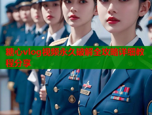 糖心vlog视频永久破解全攻略详细教程分享 糖心vlog视频永久破解全攻略详细教程分享