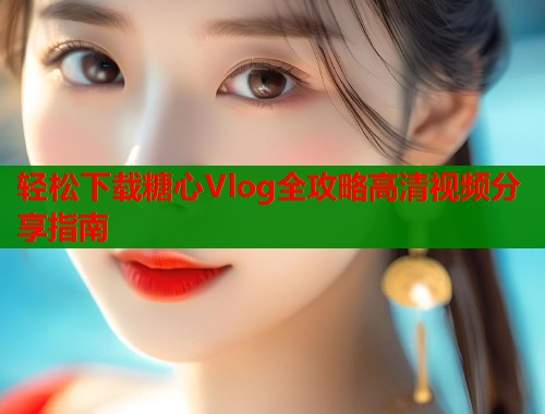 轻松下载糖心Vlog全攻略高清视频分享指南 轻松下载糖心Vlog全攻略高清视频分享指南